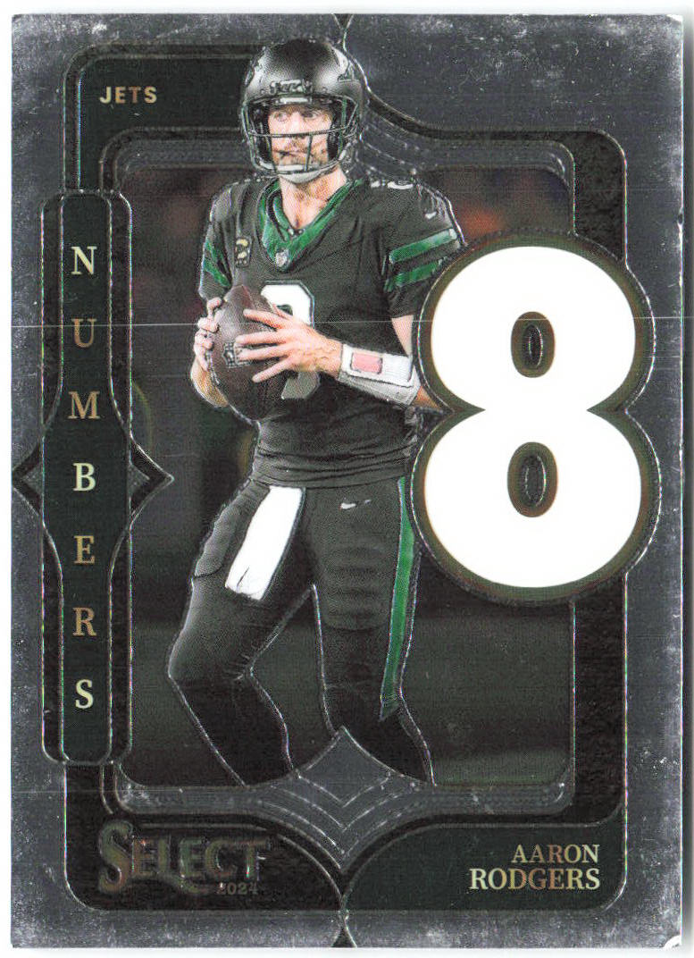Aaron Rodgers Panini Select - Select Numbers 16 2024 New York Jets