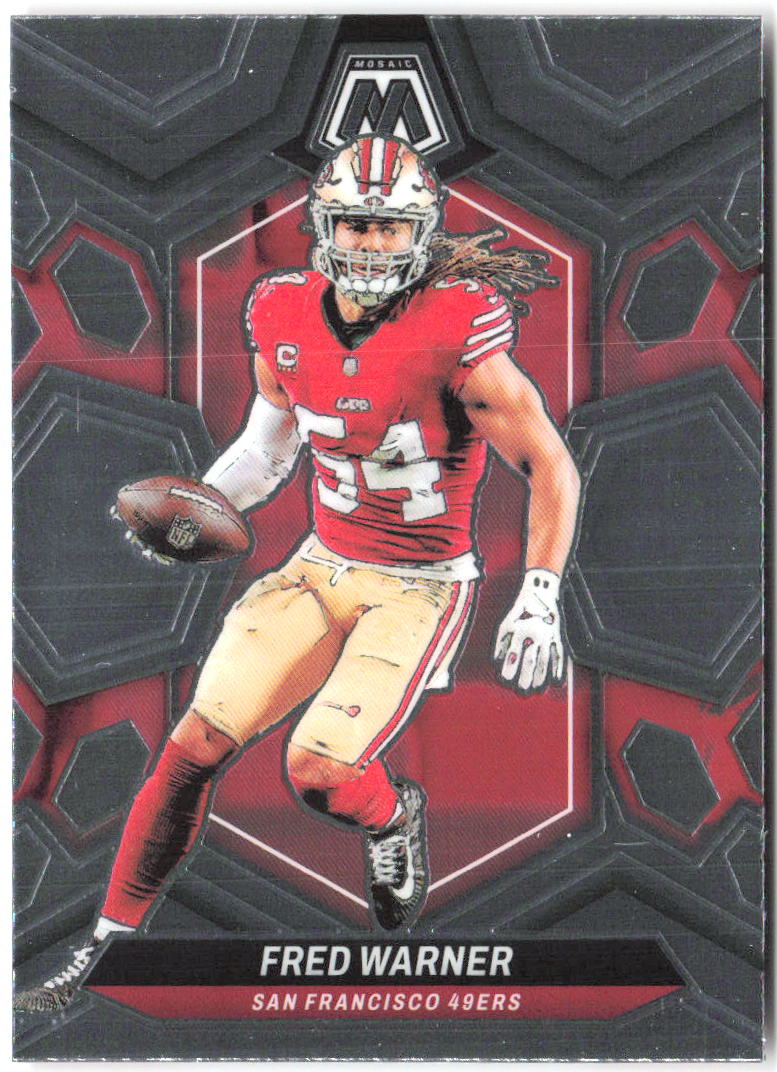 Fred Warner Panini Mosaic 196 2024 San Francisco 49ers