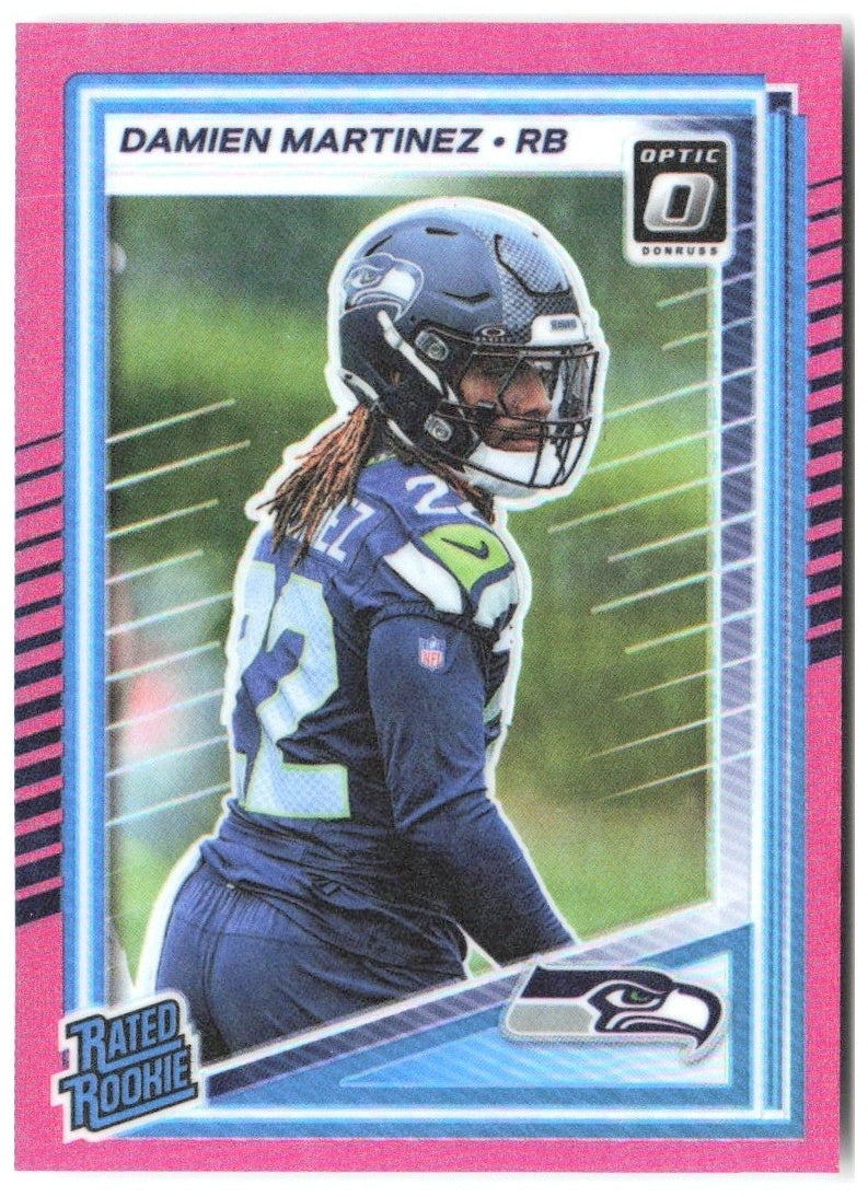 Damien Martinez Donruss Optic - Pink 298 2025 Seattle Seahawks