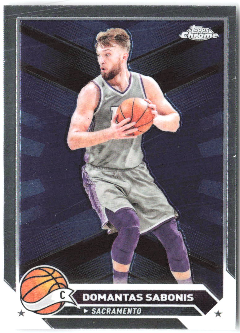 Domantas Sabonis Topps Chrome 10 2023-24 Sacramento Kings
