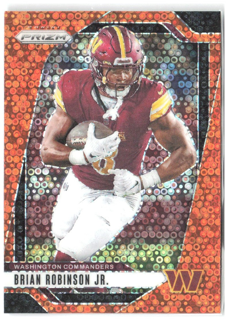 Brian Robinson Jr. Panini Prizm - Disco 288 2024 Washington Commanders