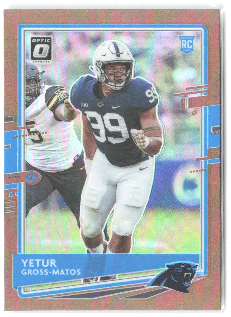 Yetur Gross-Matos Donruss Optic - Bronze 113 2020 Carolina Panthers