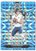 Tyson Bagent Panini Mosaic - Mosaic Reactive Blue 36 2024 Chicago Bears