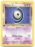 Unown [D] 1st Edition Uncommon Neo Discovery 47/75 NM CR CG gangs