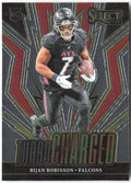 Bijan Robinson Panini Select - Turbocharged TUR-BRO 2023 Atlanta Falcons