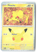 Pikachu Holo Pikachu Rare ME 30th Celebration 035/128 NM Susumu Maeya