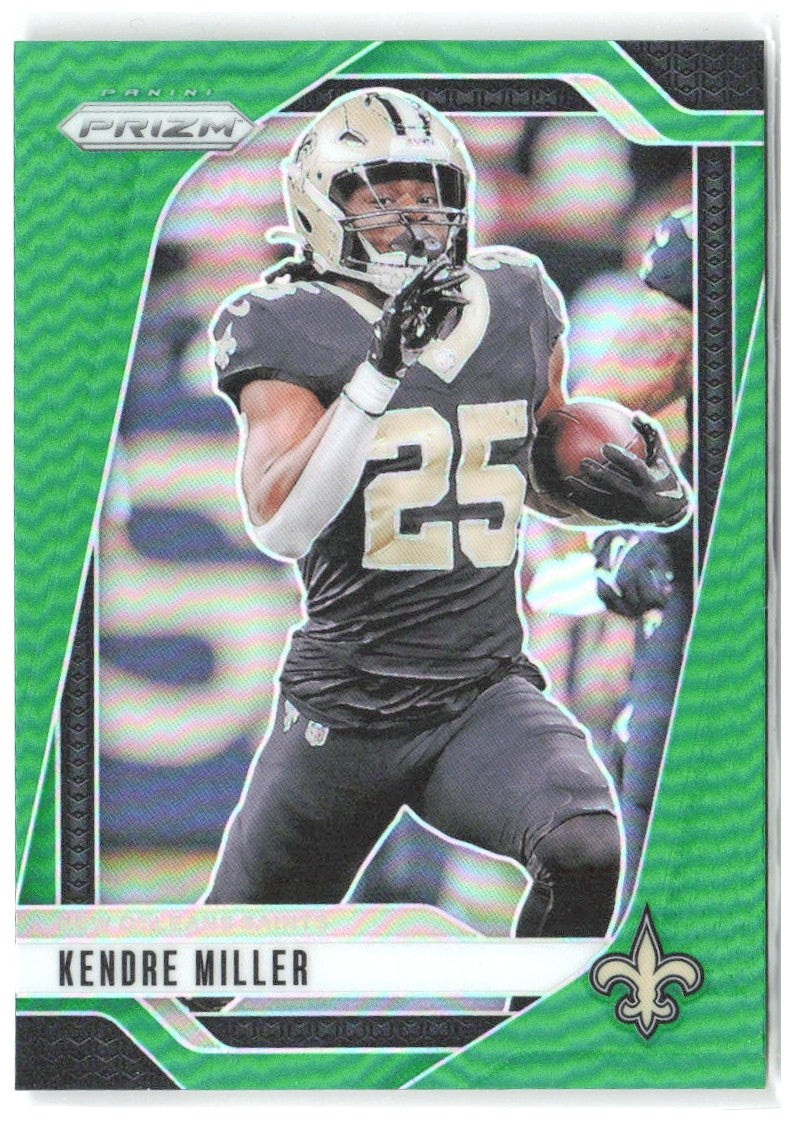 Kendre Miller Panini Prizm - Green 205 2024 New Orleans Saints