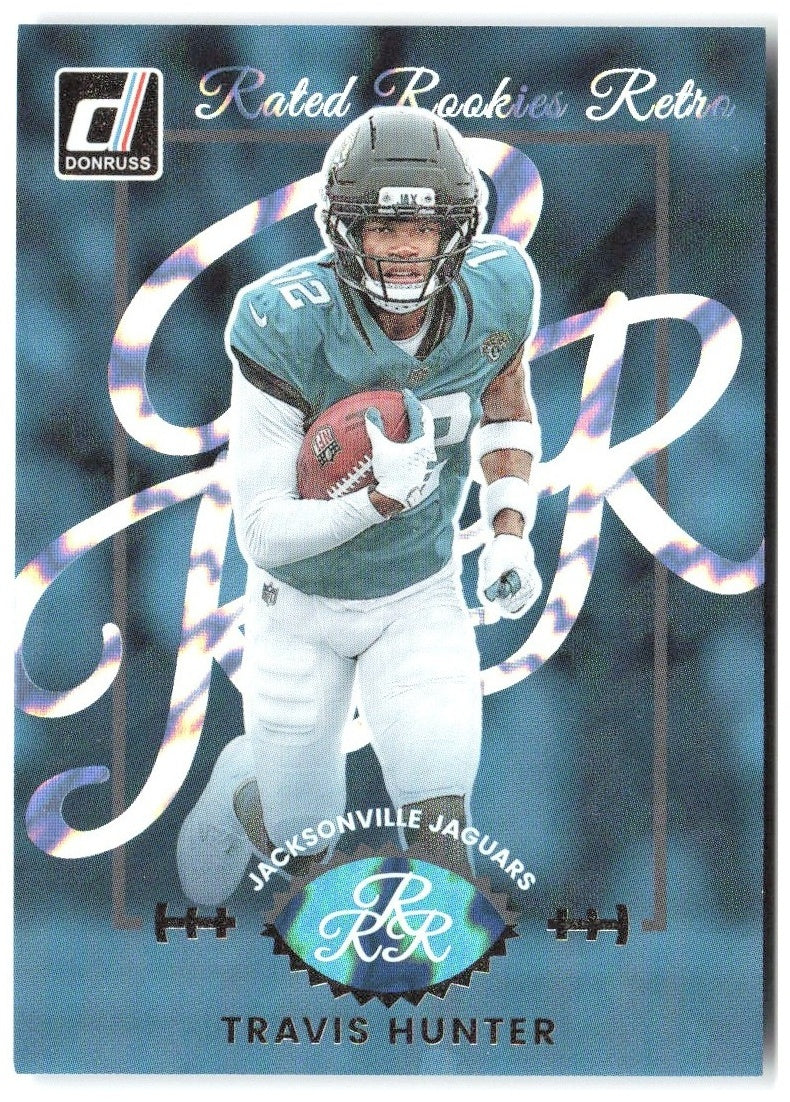 Travis Hunter Donruss - Rated Rookies Retro 4 2025 Jacksonville Jaguars
