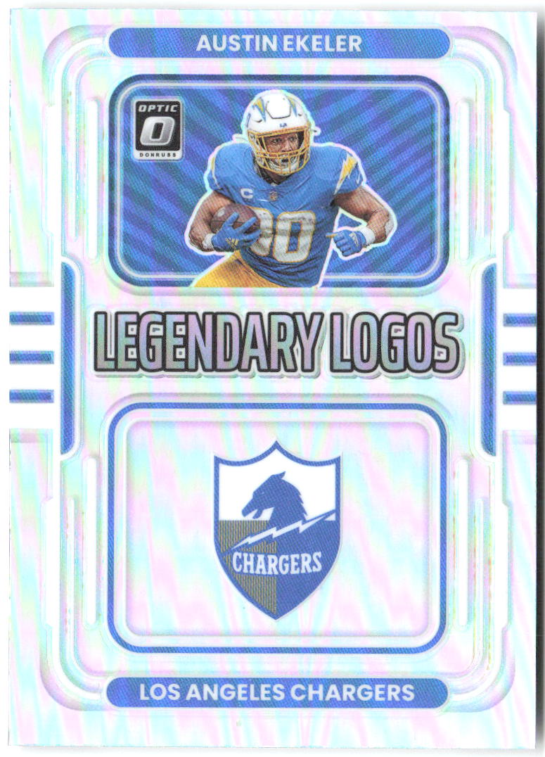 Austin Ekeler Donruss Optic - Legendary Logos LL-20 2022 Los Angeles Chargers