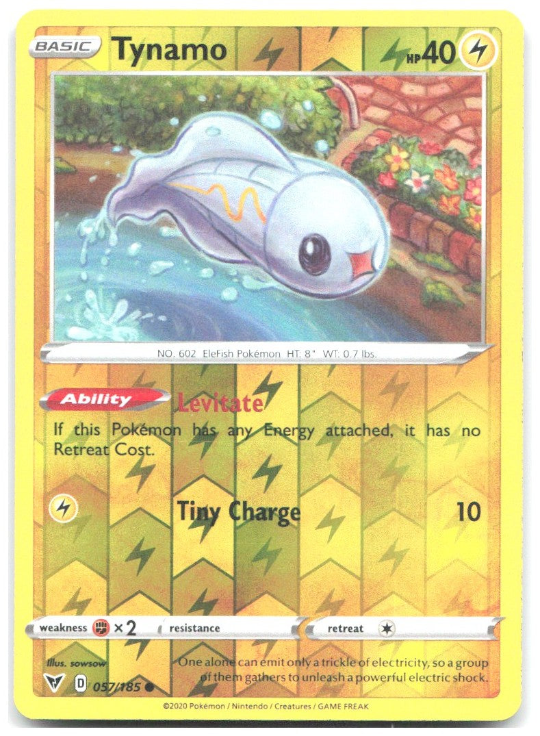 Tynamo Reverse Holo Common SWSH04 Vivid Voltage 057/185 NM sowsow