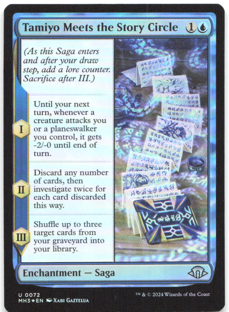 Tamiyo Meets the Story Circle Foil U Modern Horizons 3 72 NM Xabi Gaztelua