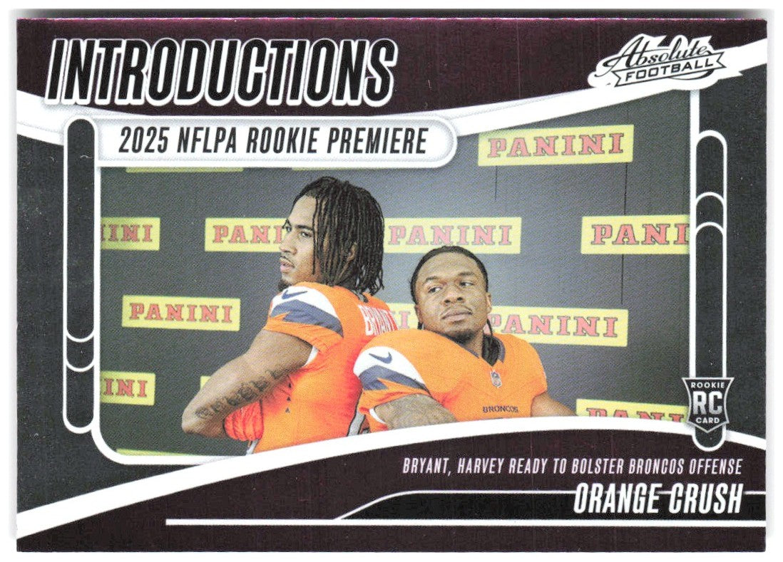 Orange Crush Panini Absolute - Introductions I-PBT 2025 Denver Broncos