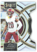 Quan Martin Panini Select Silver Prizms Die Cuts 137 2023 Washington Commanders