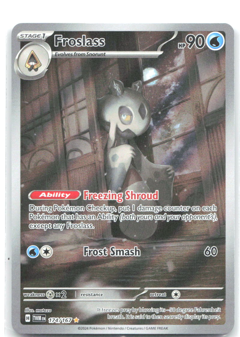 Froslass Holo Illustration Rare SV06: Twilight Masquerade 174/167 NM Matazo