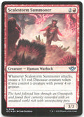Scalestorm Summoner Foil U Outlaws of Thunder Junction 144 NM Xabi Gaztelua
