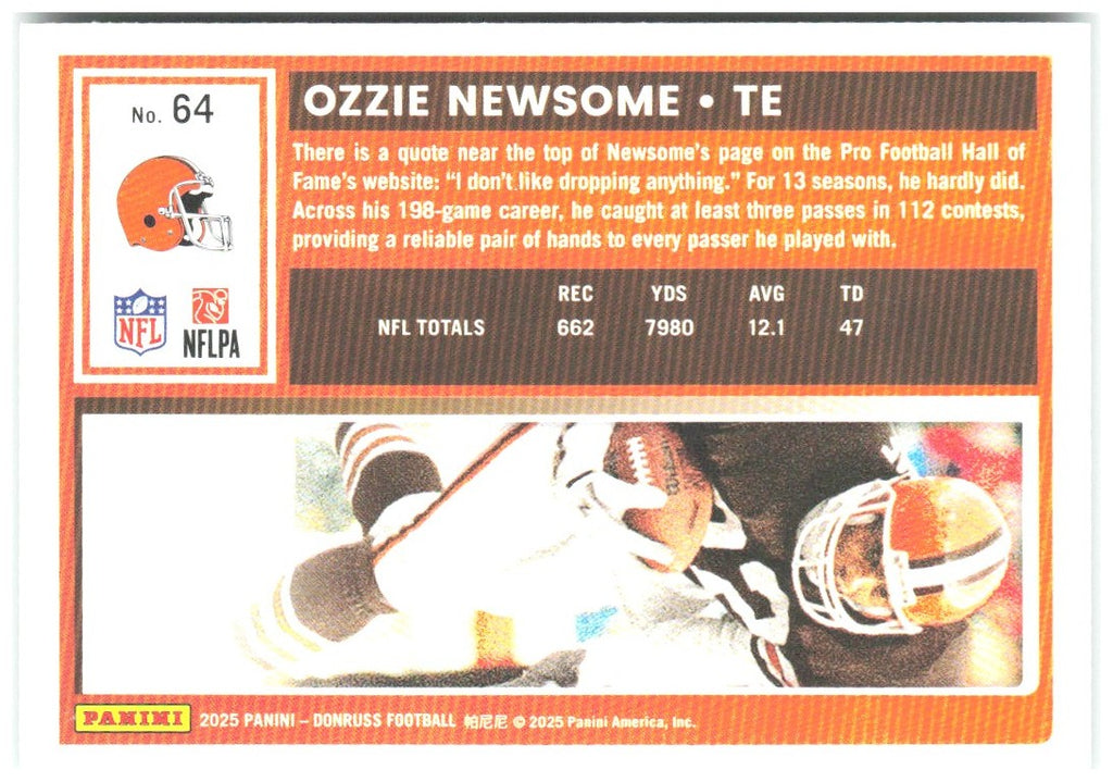 Ozzie Newsome Donruss - Press Proofs Green 64 2025 Cleveland Browns