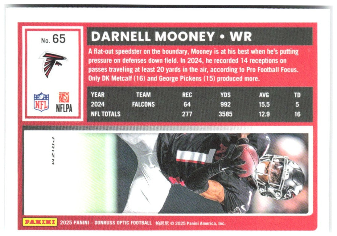 Darnell Mooney Donruss Optic - Holo 65 2025 Atlanta Falcons