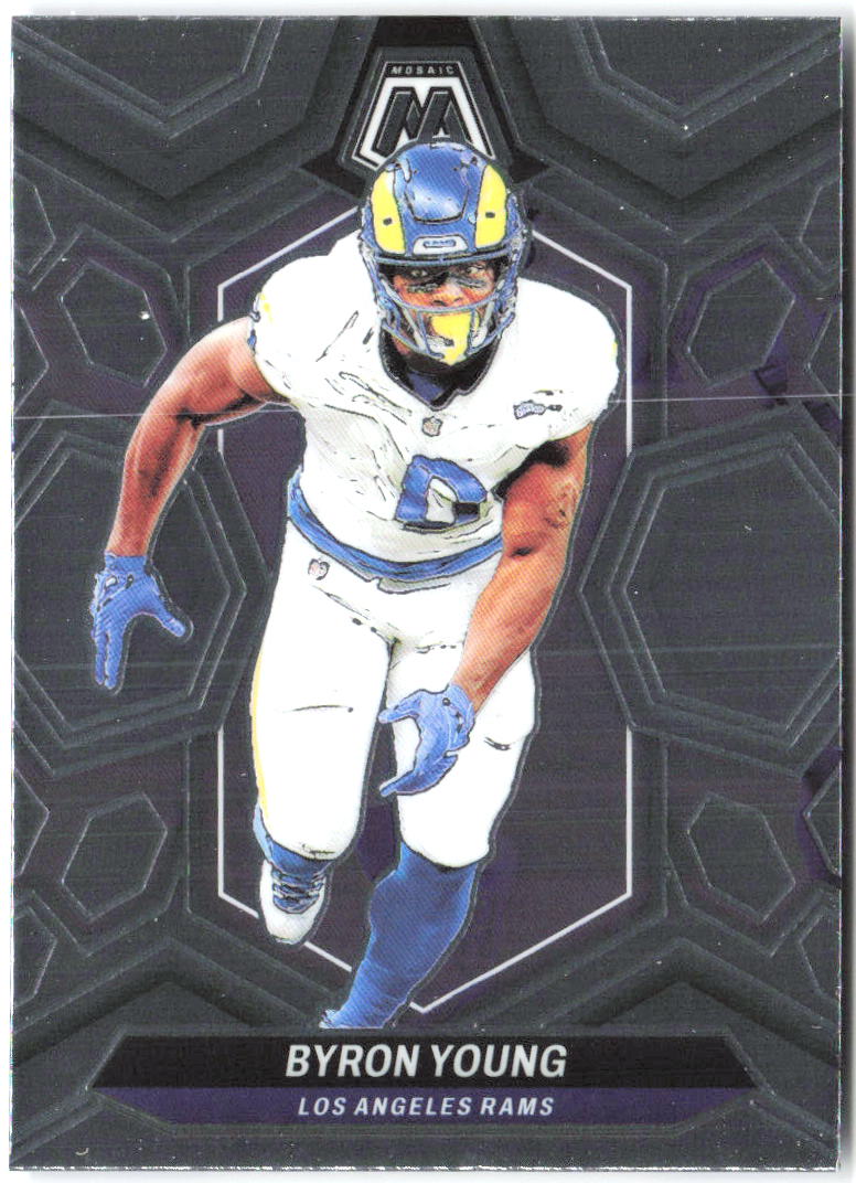 Byron Young Panini Mosaic 133 2024 Los Angeles Rams