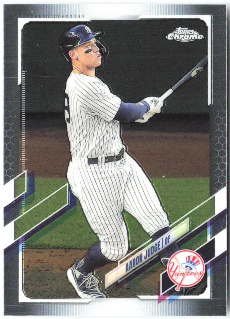 Aaron Judge Topps Chrome 99 2021 New York Yankees