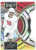 BJ Ojulari Select - Red and Yellow Prizms Die Cuts 188 2023 Arizona Cardinals
