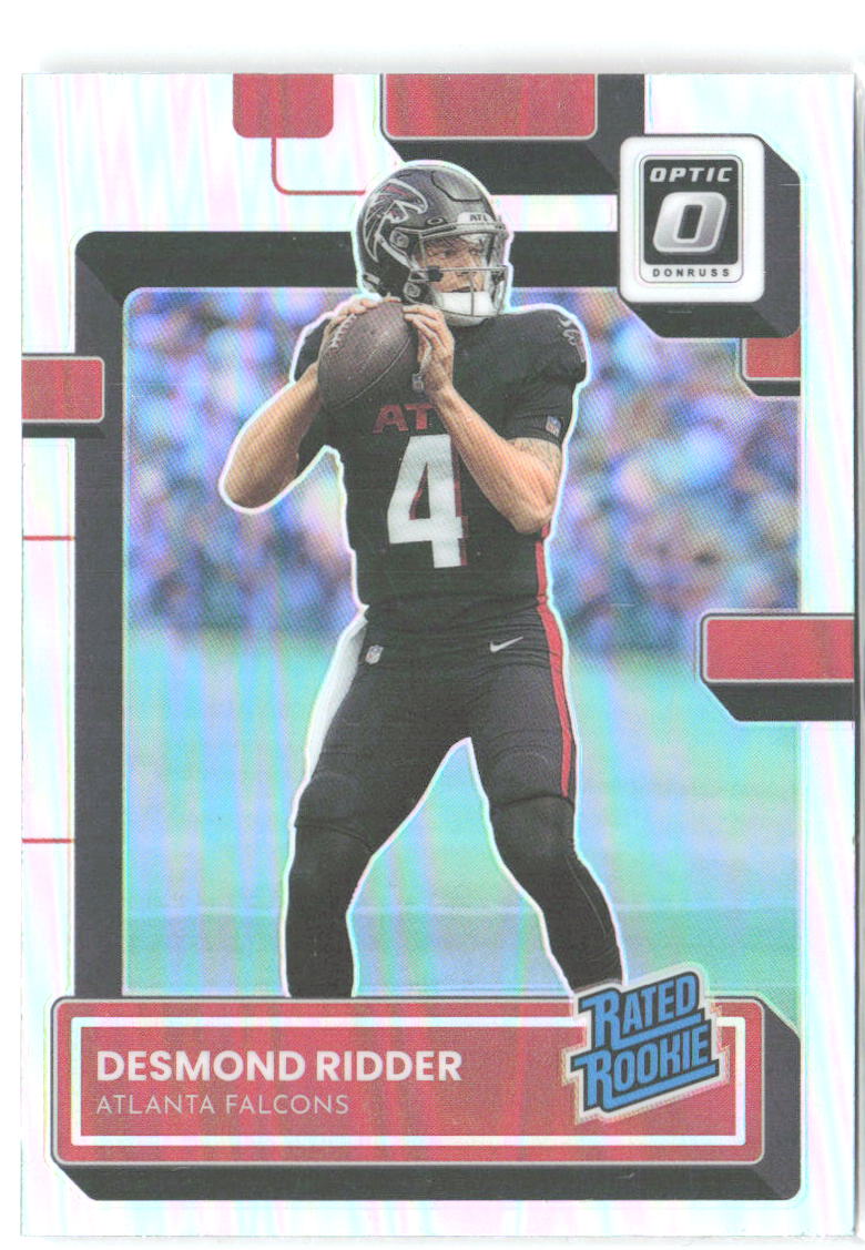 Desmond Ridder Donruss Optic - Holo 202 2022 Atlanta Falcons