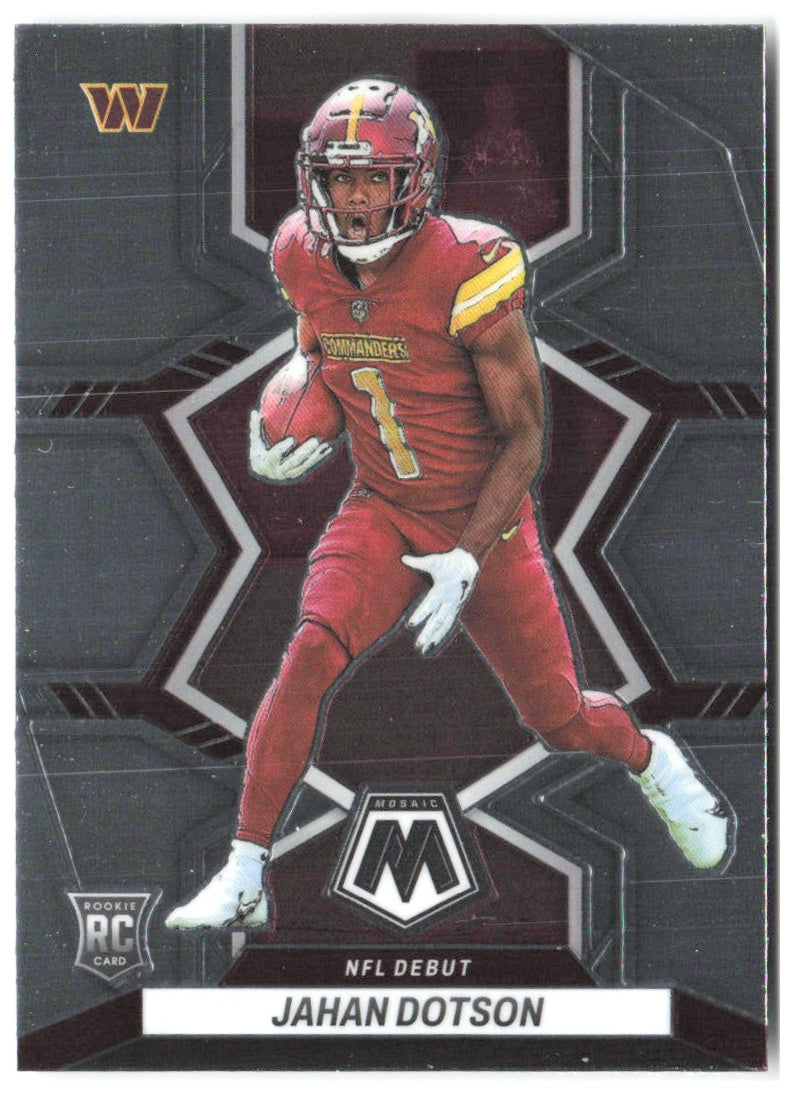 Jahan Dotson Panini Mosaic 280 2022 Washington Commanders