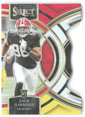 Zach Harrison Select - Red and Yellow Prizms Die Cuts 120 2023 Atlanta Falcons