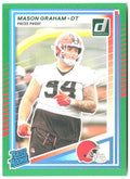 Mason Graham Donruss - Press Proofs Green 340 2025 Cleveland Browns