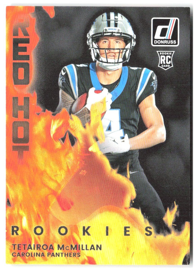 Tetairoa McMillan Donruss - Red Hot Rookies RHR-TMC 2025 Carolina Panthers