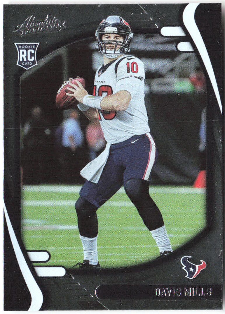 Davis Mills Panini Absolute - Retail 123 2021 Houston Texans RC