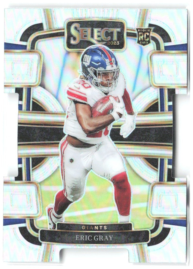 Eric Gray Panini Select - Silver Prizms Die Cuts 74 2023 New York Giants