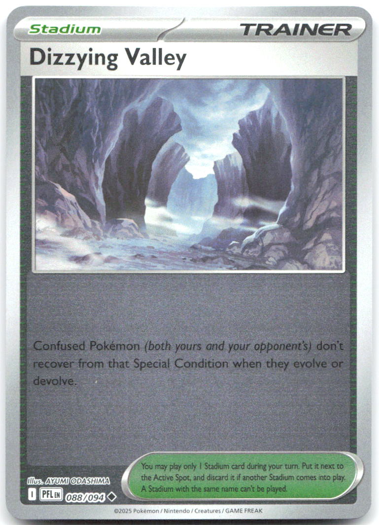Dizzying Valley Reverse Holo ME02 Phantasmal Flames 088/094 NM AYUMI ODASHIMA