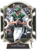 James Morgan Panini Select - White Prizm Die Cut 84 2020 New York Jets