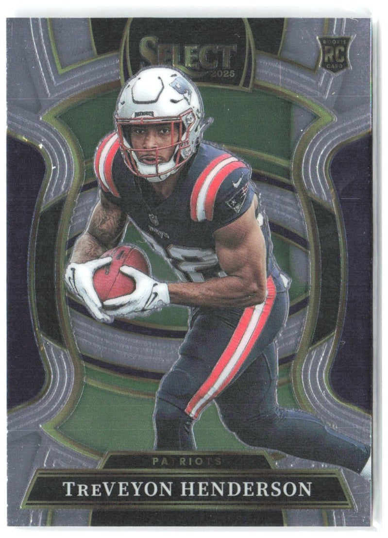 TreVeyon Henderson Panini Select 78 2025 New England Patriots RC