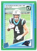 Tetairoa McMillan Donruss - Press Proofs Green 314 2025 Carolina Panthers