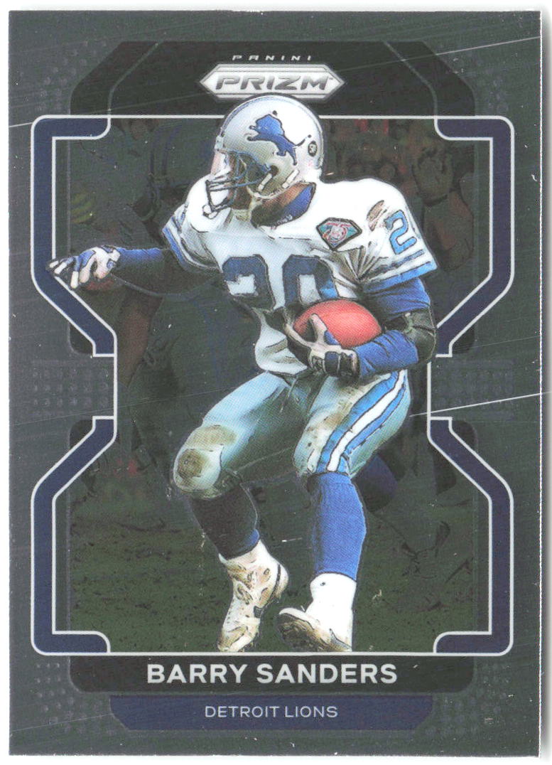 Barry Sanders Panini Prizm 155 2021 Detroit Lions