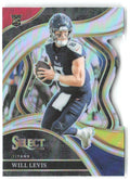 Will Levis Select - Red and Yellow Prizms Die Cuts 206 2023 Tennessee Titans