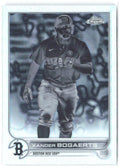 Xander Bogaerts Topps Chrome - Negative Refractor 55 2022 Boston Red Sox