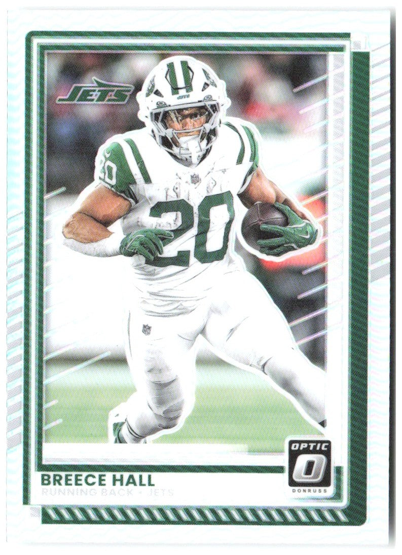 Breece Hall Donruss Optic - Holo 195 2025 New York Jets