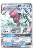 Alolan Ninetales GX Holo Ultra Rare SM Guardians Rising 22/145 NM 5ban Graphics