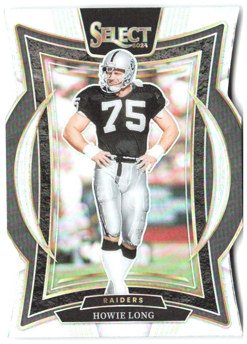 Howie Long Panini Select - Silver Prizm Die Cut 60 2024 Los Angeles Raiders