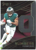 D'Andre Swift Panini Select - Numbers NMB-DSW 2023 Philadelphia Eagles