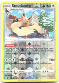 Stoutland Reverse Holo Rare SWSH07 Evolving Skies 135/203 NM Nooki Saito