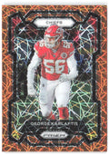 George Karlaftis Panini Prizm - Lazer 143 2023 Kansas City Chiefs