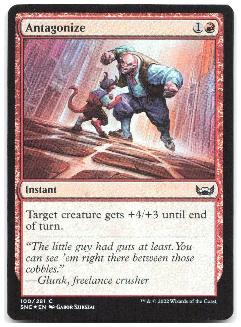 Antagonize Foil C Streets of New Capenna 100 NM Gabor Szikszai