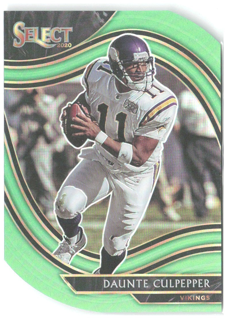 Daunte Culpepper Select - Neon Green Prizm Die Cut 342 2020 Minnesota Vikings