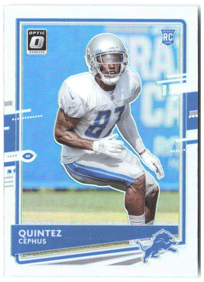Quintez Cephus Donruss Optic - Holo 130 2020 Detroit Lions