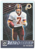 Joe Theismann Donruss Optic - Retro Series RS-JT 2021 Washington Redskins