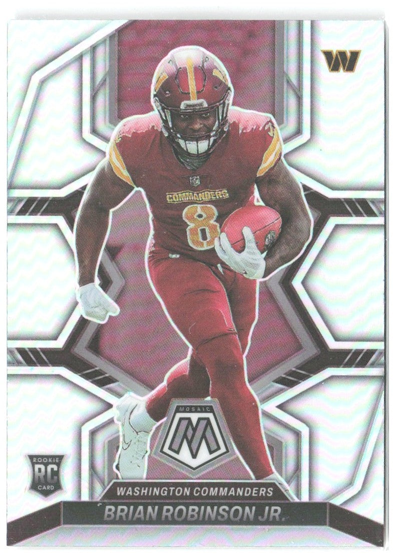 Brian Robinson Jr. Mosaic - Rookie Variations Silver 322 2022 Commanders "V"