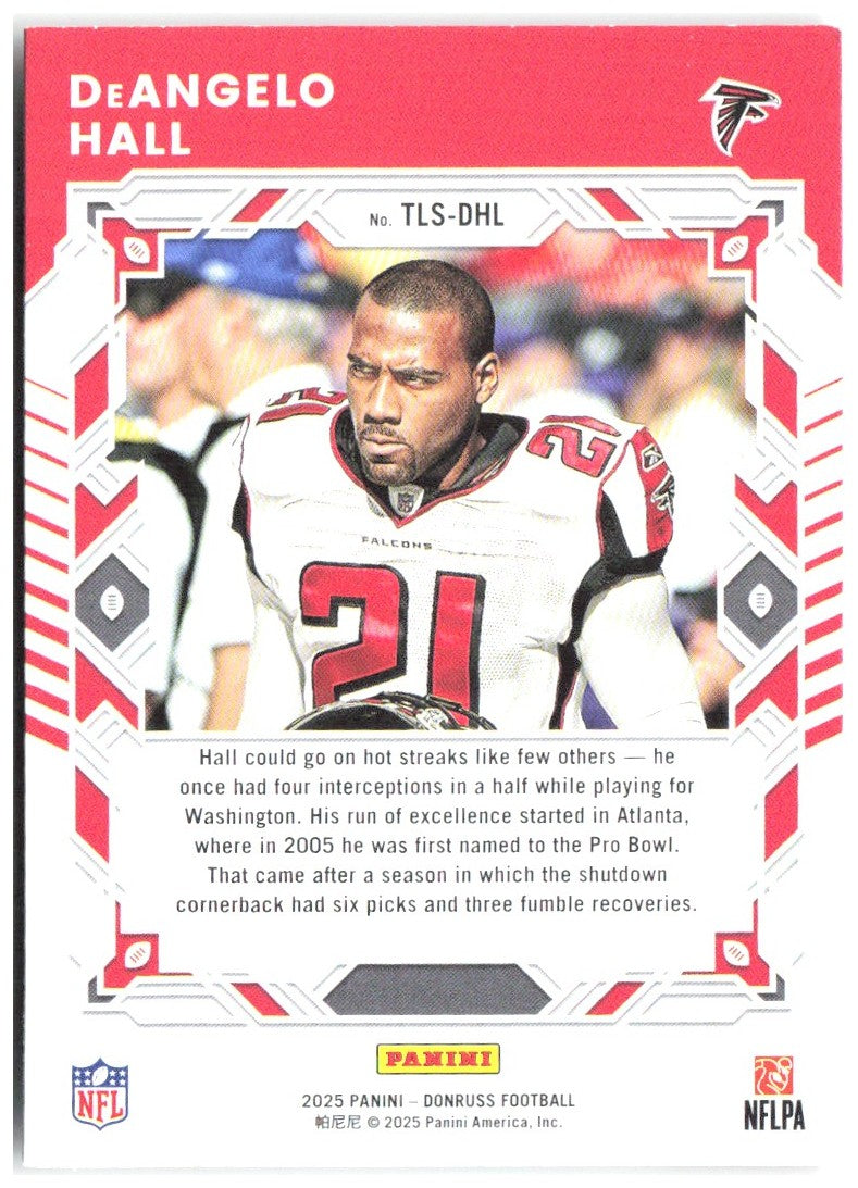 DeAngelo Hall Donruss - The Legend Series TLS-DHL 2025 Atlanta Falcons